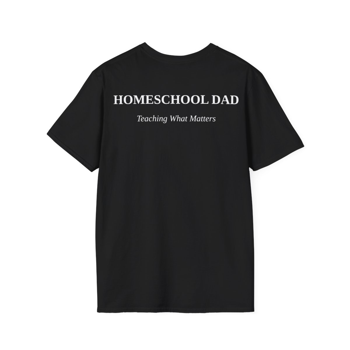 Teaching What Matters shirt – back design