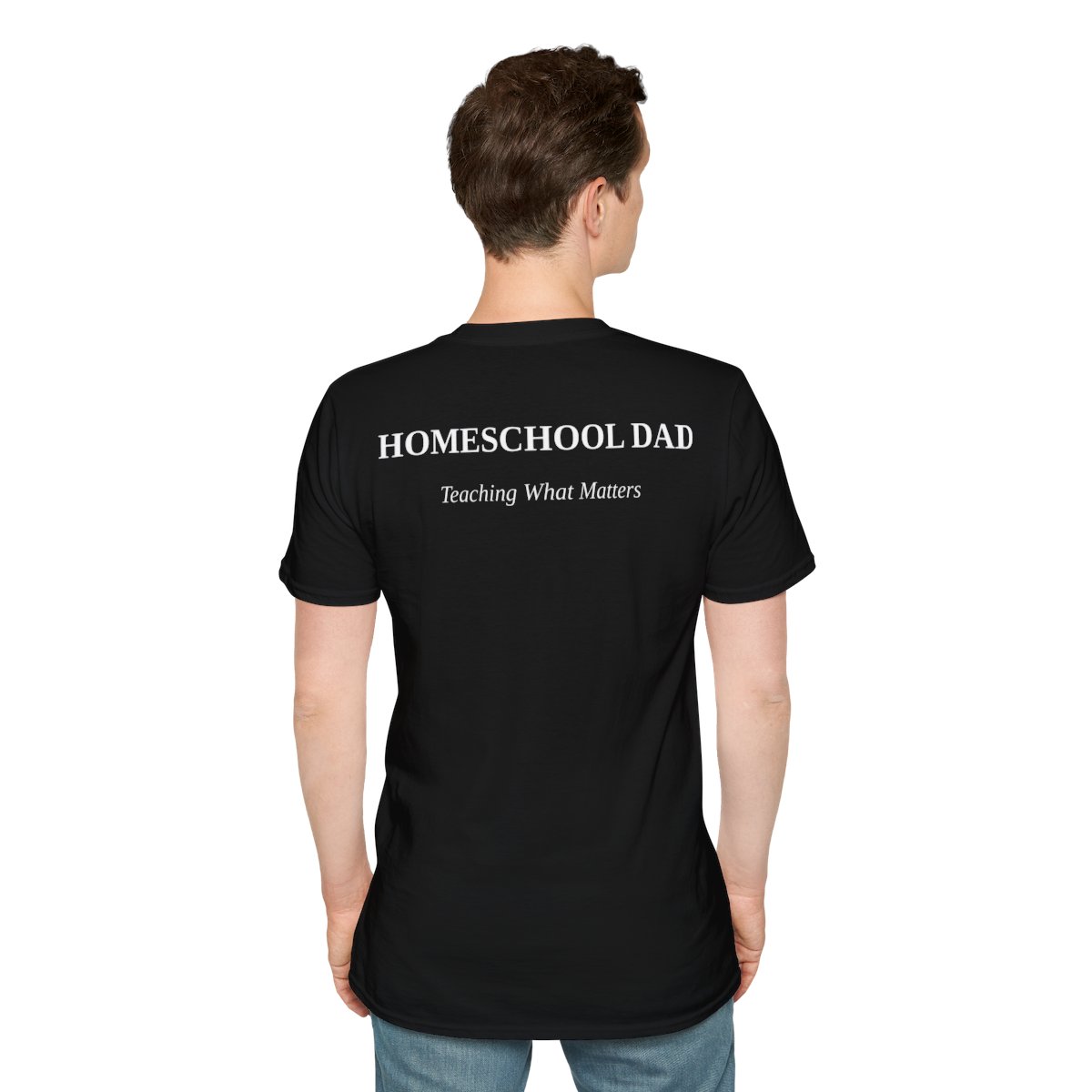 Teaching What Matters shirt – worn back view